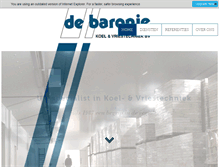 Tablet Screenshot of baroniekoeltechniek.nl